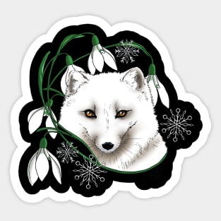 Arctic Fox Sticker